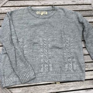 Urban Outfitters Love Madly Gray Knit Sweater, S.